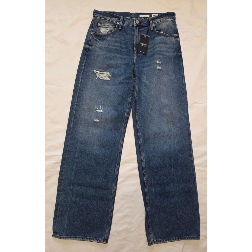 NWT NOEND | Size 28 | Denim Ella Low Rise Loose Distressed Jeans Slouchy USA